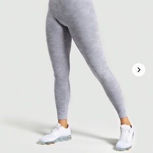 Camo Seamless Gymshark Leggings - Lilac